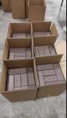 UCR Kompozit Kompozit (Ahşap Plastik) Zemin Klik Sistem 1 m2 (11 Adet Karo) Kahverengi Karo Deck - 4