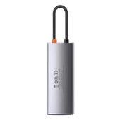 BASEUS METAL GLEAM 6IN1 CAHUB-CW0G TYPE-C HUB DOCK STATION ÇIKIŞ:3XUSB3.0/HDMI/TYPE-C/ETH RJ45 GİRİŞ:TYPE-C - 11