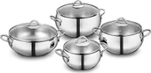 Korkmaz Tombik A1807 8 Parça Çelik Tencere Seti - 1