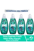 Omo Express Fresh Kötü Koku Karşıtı Beyaz & Renkliler Sıvı Çamaşır Deterjanı 1480 Ml x 4 Adet - 1