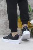 Kinetix Adexa Pu W Siyah Beyaz Hafif Rahat Orijinal Ürün Sneaker Kadın Ayakkabı - 4