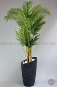 BİÇİÇEK   Yapay Areka Palmiyesi 250 cm lux dış mekan saksıda thumbnail 6