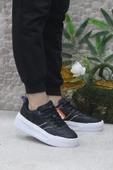 Kinetix Adexa Pu W Siyah Beyaz Hafif Rahat Orijinal Ürün Sneaker Kadın Ayakkabı - 1