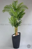 BİÇİÇEK   Yapay Areka Palmiyesi 250 cm lux dış mekan saksıda thumbnail 8