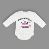 Annesinin Minik Prensesi Çıtçıtlı Body MNK0613 - 5
