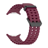 Gpack Samsung Galaxy Watch Ultra 47mm Kordon Tırtıklı Tasarım Silikon KRD118 - 4