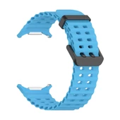 Gpack Samsung Galaxy Watch Ultra 47mm Kordon Tırtıklı Tasarım Silikon KRD118 - 9