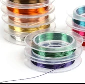 Hayal Sepeti TAKI ve FİLOGRAFİ TELİ Makara Tel - 0.3mm ince - 10 Farklı Renk - 2