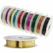 Hayal Sepeti TAKI ve FİLOGRAFİ TELİ Makara Tel - 0.3mm ince - 10 Farklı Renk - 5