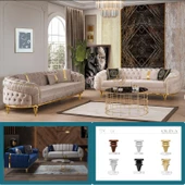 Mobilya Yükseltici Kanepe Koltuk Tv Ünitesi Baza Ayağı Zigon Orta Sehpası Ayak Ayakları 20 cm Mat Altın thumbnail 8