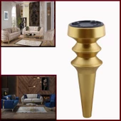 Mobilya Yükseltici Kanepe Koltuk Tv Ünitesi Baza Ayağı Zigon Orta Sehpası Ayak Ayakları 20 cm Mat Altın thumbnail 6