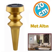 Mobilya Yükseltici Kanepe Koltuk Tv Ünitesi Baza Ayağı Zigon Orta Sehpası Ayak Ayakları 20 cm Mat Altın thumbnail 1