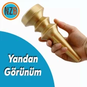 Mobilya Yükseltici Kanepe Koltuk Tv Ünitesi Baza Ayağı Zigon Orta Sehpası Ayak Ayakları 20 cm Mat Altın thumbnail 5