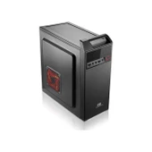 PowerBoost VK-B003S 300w ATX kulplu Shiny Piano Siyah Kasa VK-B003S - 1