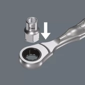 Wera K. Kompakt Zyklop 2 Li Mini Cırcırlı Çantalı Set 05135918001 - 10