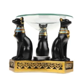 KEDİ TASARIMLI CAM KASELİ BUHURDANLIK - 2