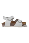 Unisex Çocuk Lacivert Hakiki Deri Ortopedik Sandalet - 11