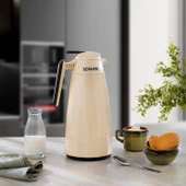 Schafer Kitchenhouse Aqua Termos 1,5 L-Krem - 1