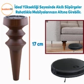 Oliva Ahşap Desenli 17 Cm Mobilya Kanepe Koltuk Tv Ünitesi Konsol Yükseltme Ayağı Ayakları 4 Adet thumbnail 3