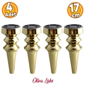 Oliva Gold 17 Cm Mobilya Kanepe Koltuk Tv Ünitesi Konsol Yükseltme Yükseltici Ayağı Ayakları 4 Adet thumbnail 1