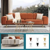 Oliva Gold 17 Cm Mobilya Kanepe Koltuk Tv Ünitesi Konsol Yükseltme Yükseltici Ayağı Ayakları 4 Adet thumbnail 5