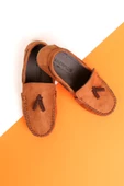 Çocuk Taba Yumuşak Loafer Ayakkabı - 4