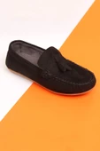 Çocuk Taba Yumuşak Loafer Ayakkabı - 5