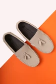 Çocuk Taba Yumuşak Loafer Ayakkabı - 11