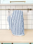 Mavi Beyaz Çizgili Cepli Deniz Temalı Mutfak Önlüğü thumbnail 3
