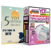 2025 YKS YDT (Yabancı Dil Testi) İngilizce Tıpkı Basım 6lı Paket ve Özgün 5 Deneme Sınavı 2li Set - 1