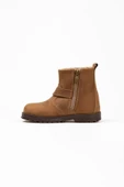 Unisex Hakiki Deri Fermuarlı Bot - 7