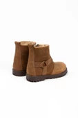 Unisex Hakiki Deri Fermuarlı Bot - 8