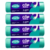 SMARTER 4 LÜ JUMBO BOY ÇÖP TORBASI 80x110cm ( ÇÖP POŞETİ ) - 1