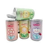 New-Max Sevimli Aksesuarlı Islak Mendil 4'lü Paket Toplam 96 Yaprak 24*4 Çiçek Desenli - 2