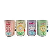 New-Max Sevimli Aksesuarlı Islak Mendil 4'lü Paket Toplam 96 Yaprak 24*4 Çiçek Desenli - 1