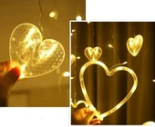 Led Kalpli Saçaklı 5Metre Gün Işığı Sarı 8 Animasyonlu Dekoratif Aydınlatma - 5