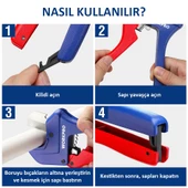 Workpro Wp301006 42Mm Profesyonel Pprc Plastik Boru Kesme Makası - 6