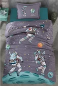 Clasy Genç Nevresim Takımı Tek kişilik Space V1 Antrasit - 1