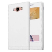 Samsung Galaxy J7 2016 J710 Uyumlu Pencereli Kapaklı Magnum Kılıf thumbnail 7