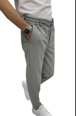 Wooking Erkek Pantolon Beli Lastikli Slim Fit Esnek Likralı Basic Pamuklu Jogger - 4