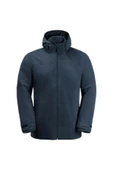 Jack Wolfskin 1115311-1010 Taubenberg 3IN1 Jkt M Erkek Outdoor Mont - 1