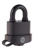 Yale Y220B/51/118/1 - 51mm PVC Kaplamalı Marin Asma Kilit - Sertleştirilmiş Çelik Halka - 3 Anahtar - 1