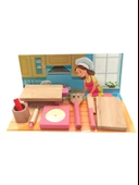 Masalsı Mutfak Maceraları: Ahşap Minyatür Oyuncak Merdaneli - Masalı Set - 3