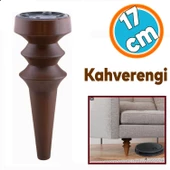 Mobilya Yükseltici Kanepe Koltuk Tv Ünitesi Baza Ayağı Zigon Orta Sehpası Ayak Ayakları Ahşap Desen 17 cm thumbnail 1
