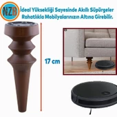 Mobilya Yükseltici Kanepe Koltuk Tv Ünitesi Baza Ayağı Zigon Orta Sehpası Ayak Ayakları Ahşap Desen 17 cm thumbnail 3