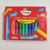 Fatih Yıkanabilir 12li Jumbo Keçeli Kalem Seti - 3