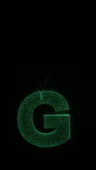 G Harfi Fosforlu Neon Yeşil Renk Parlak Simli Gold Aksesuarlı Anahtarlık El Yapımı Epoksi Hediyelik thumbnail 7