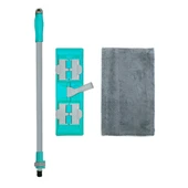 SMARTER MAGIC MOP + 3 YEDEK MOP PASPAS MANDALLI  YER YÜZEY TEMİZLİK HAVLUSU BEZİ UYUMLU - 5