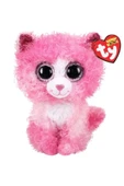 TY Reagan Pembe Kıvırcık Saçlı Kedi 15 Cm Peluş Oyuncak - 3