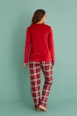 Mihra 13309-4 Kadın Kışlık Kadife Pijama Takımı - 3